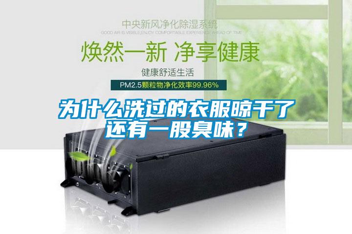 为什么洗过的衣服晾干了还有一股臭味？
