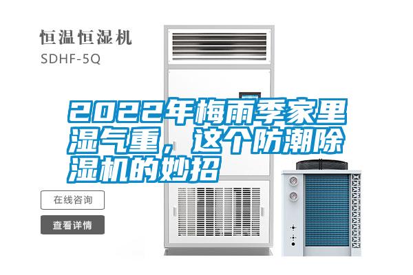 2022年梅雨季家里湿气重，这个防潮香蕉视频国产APP下载机的妙招