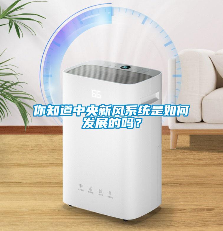 你知道中央新风系统是如何发展的吗？
