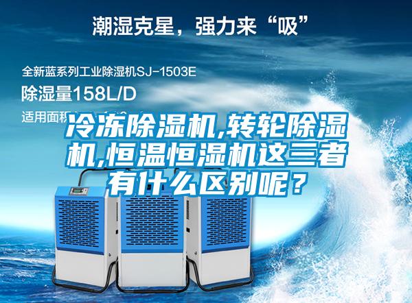 冷冻香蕉视频国产APP下载机,转轮香蕉视频国产APP下载机,恒温恒湿机这三者有什么区别呢？