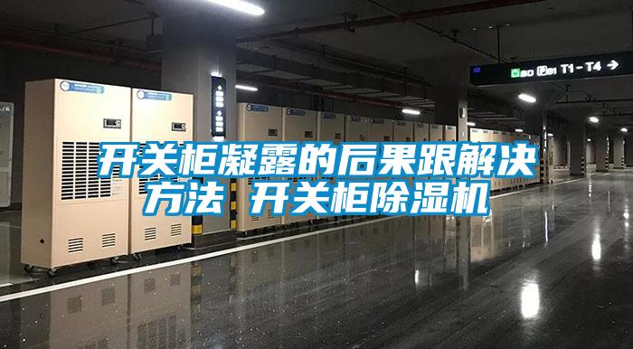 开关柜凝露的后果跟解决方法 开关柜香蕉视频国产APP下载机