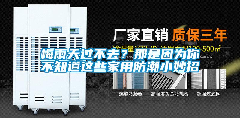梅雨天过不去？那是因为你不知道这些家用防潮小妙招
