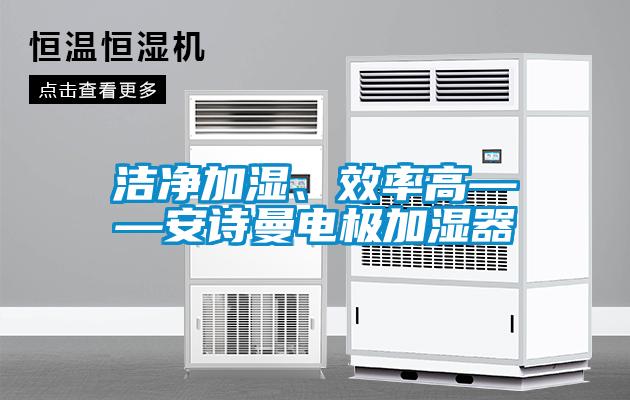 洁净加湿、效率高——香蕉视频在线看电极加湿器
