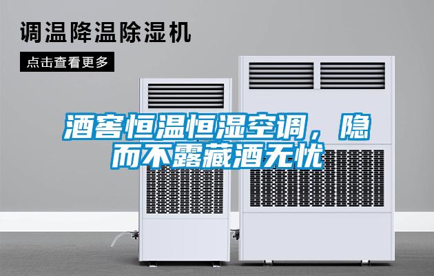 酒窖恒温恒湿空调，隐而不露藏酒无忧