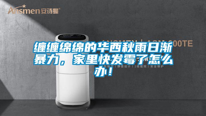 缠缠绵绵的华西秋雨日渐暴力，家里快发霉了怎么办！