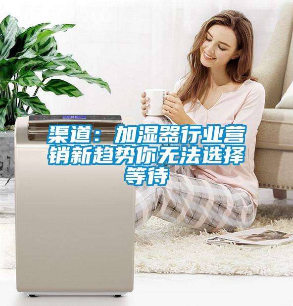 渠道：加湿器行业营销新趋势你无法选择等待