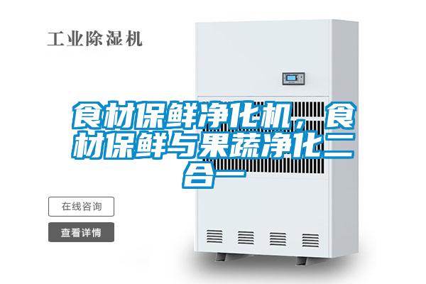 食材保鲜净化机，食材保鲜与果蔬净化二合一