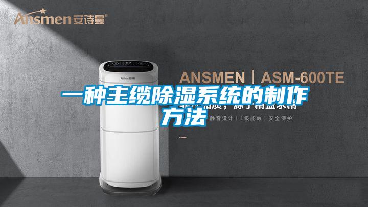 一种主缆香蕉视频国产APP下载系统的制作方法