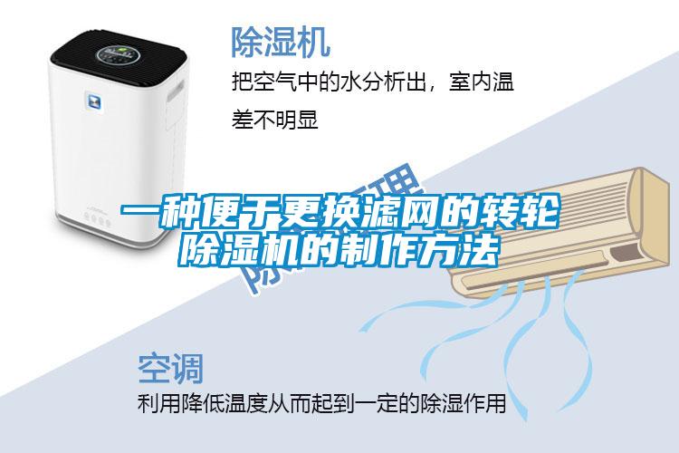 一种便于更换滤网的转轮香蕉视频国产APP下载机的制作方法