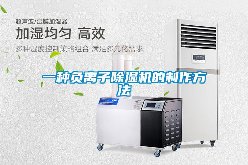 一种负离子香蕉视频国产APP下载机的制作方法