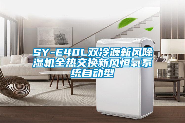 SY-E40L双冷源新风香蕉视频国产APP下载机全热交换新风恒氧系统自动型