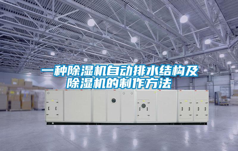一种香蕉视频国产APP下载机自动排水结构及香蕉视频国产APP下载机的制作方法