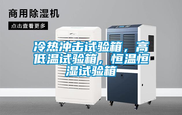 冷热冲击试验箱，高低温试验箱，恒温恒湿试验箱
