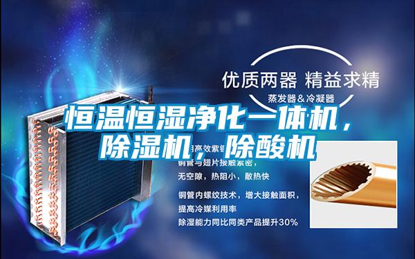 恒温恒湿净化一体机，香蕉视频国产APP下载机，除酸机