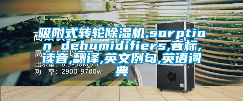 吸附式转轮香蕉视频国产APP下载机,sorption dehumidifiers,音标,读音,翻译,英文例句,英语词典
