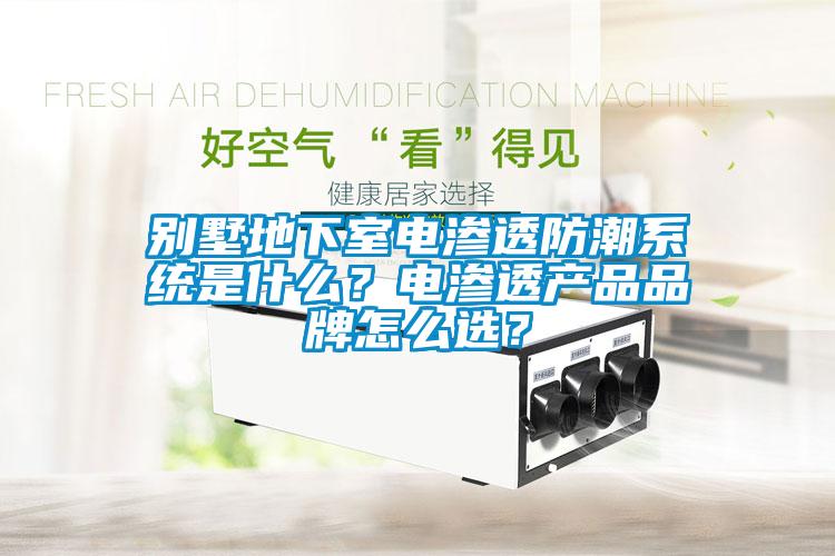 别墅地下室电渗透防潮系统是什么？电渗透产品品牌怎么选？