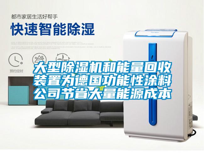 大型香蕉视频国产APP下载机和能量回收装置为德国功能性涂料公司节省大量能源成本