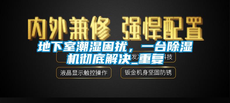 地下室潮湿困扰，一台香蕉视频国产APP下载机彻底解决_重复