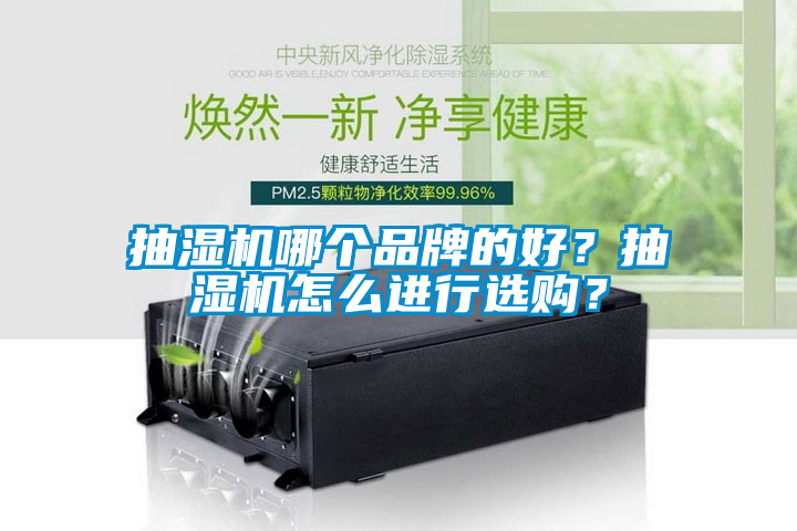 抽湿机哪个品牌的好？抽湿机怎么进行选购？