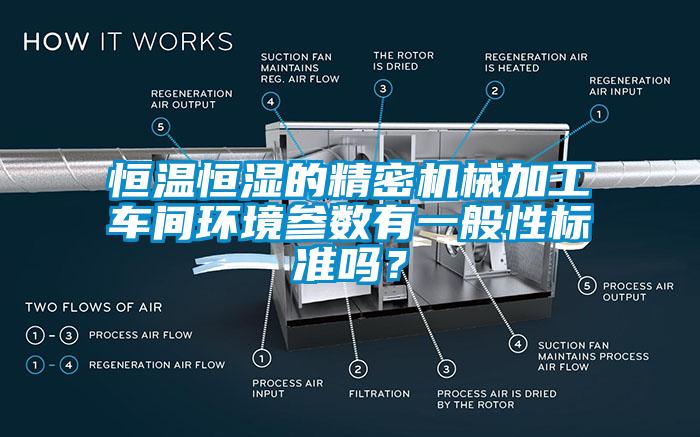 恒温恒湿的精密机械加工车间环境参数有一般性标准吗？