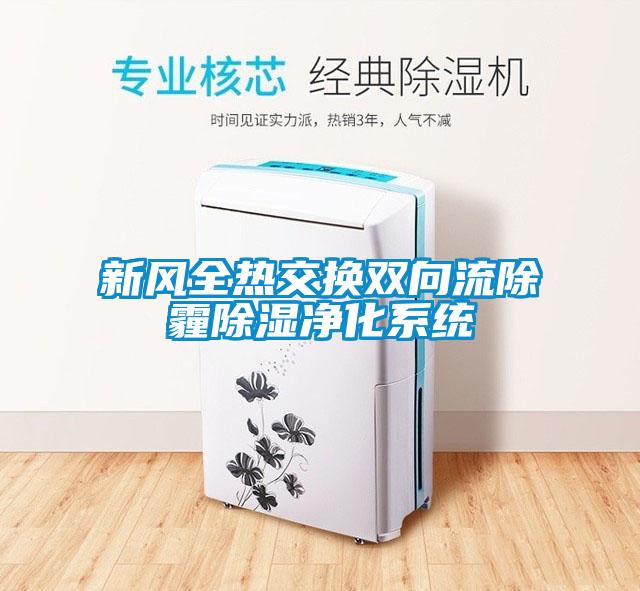 新风全热交换双向流除霾香蕉视频国产APP下载净化系统