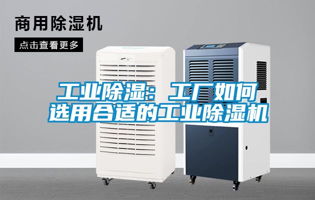 工业香蕉视频国产APP下载：工厂如何选用合适的工业香蕉视频国产APP下载机