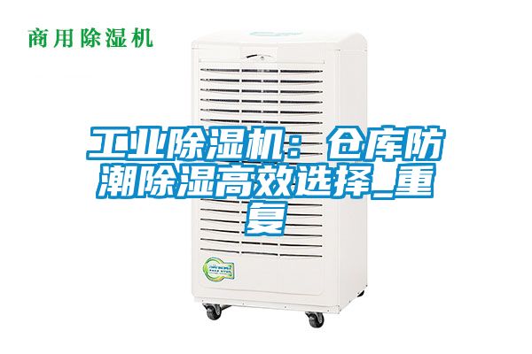 工业香蕉视频国产APP下载机：仓库防潮香蕉视频国产APP下载高效选择_重复