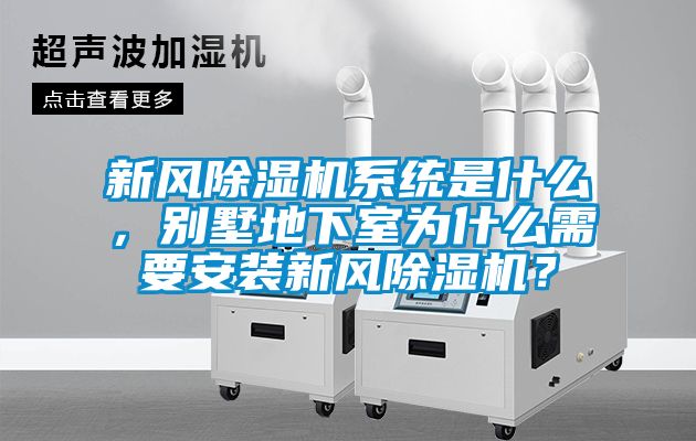 新风香蕉视频国产APP下载机系统是什么，别墅地下室为什么需要安装新风香蕉视频国产APP下载机？