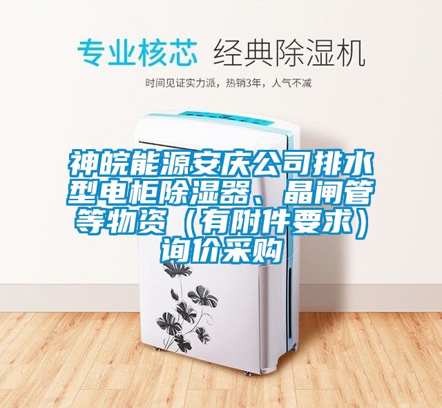 神皖能源安庆公司排水型电柜香蕉视频国产APP下载器、晶闸管等物资（有附件要求）询价采购