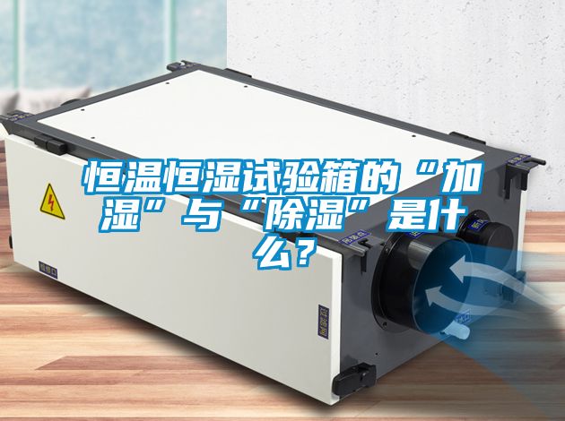 恒温恒湿试验箱的“加湿”与“香蕉视频国产APP下载”是什么？