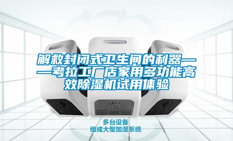 解救封闭式卫生间的利器——考拉工厂店家用多功能高效香蕉视频国产APP下载机试用体验