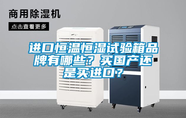进口恒温恒湿试验箱品牌有哪些？买国产还是买进口？