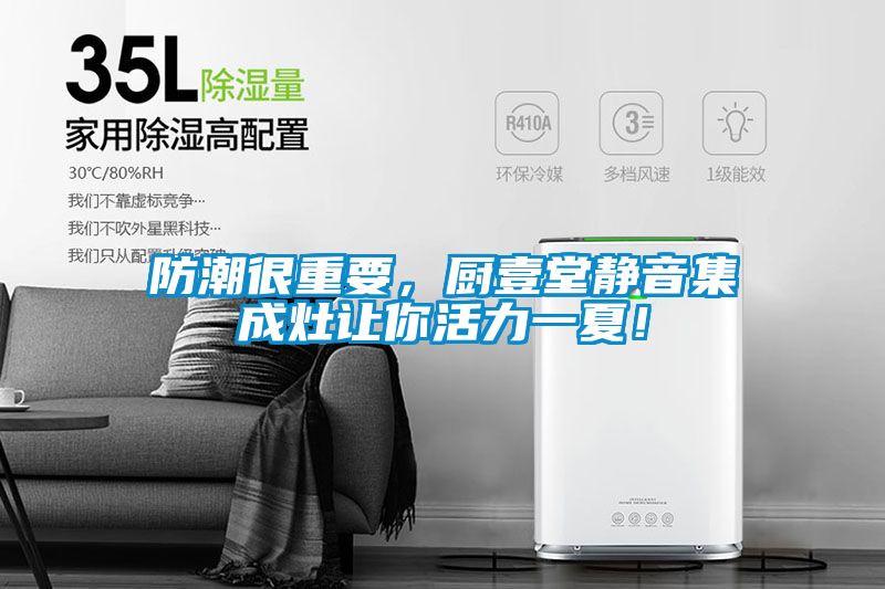 防潮很重要，厨壹堂静音集成灶让你活力一夏！