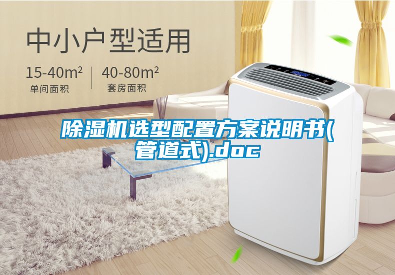香蕉视频国产APP下载机选型配置午夜香蕉视频说明书(管道式).doc