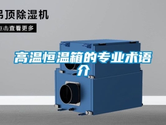 知识百科高温恒温箱的专业术语介